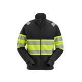 Snickers - Sweatshirt 2834 - zip - svart/varsel