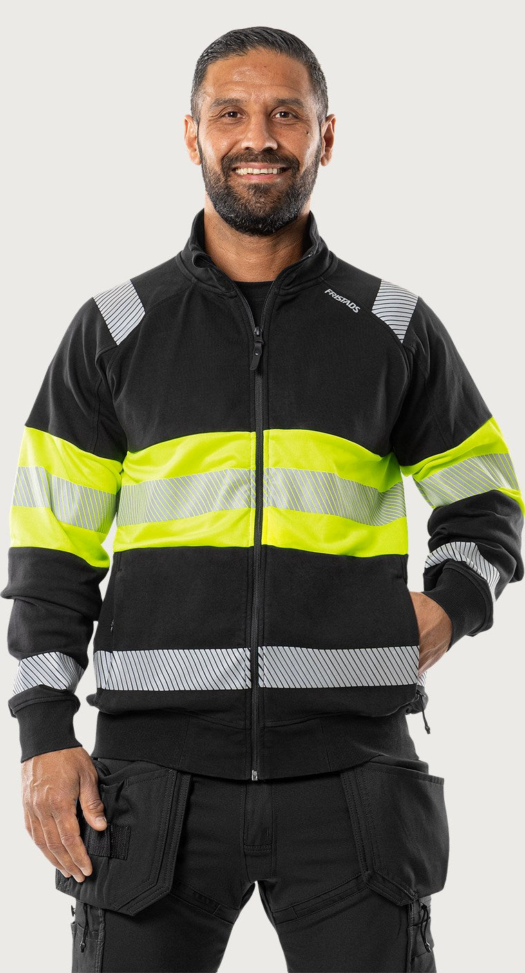 Fristads – Sweatshirtjacka Varsel Klass 1 – 7531 GKC