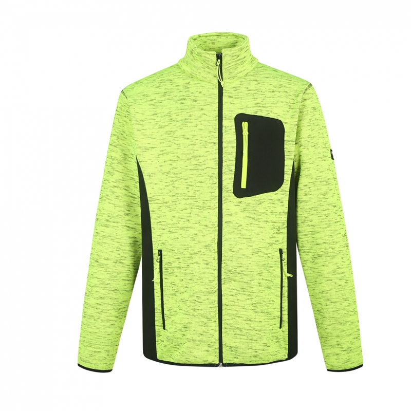 Arbetsfleece Florence i gul från Pesso Nordic med stretchig passform