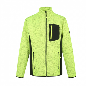 Arbetsfleece Florence i gul från Pesso Nordic med stretchig passform