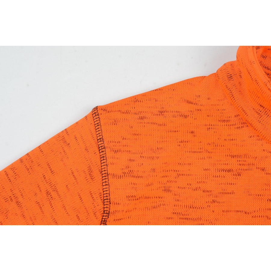 Arbetsfleece Florence med tät passform och extra värme i orange