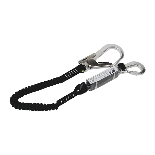 Besiktning av falldämpare, rep och lina för fallskyddsutrustning