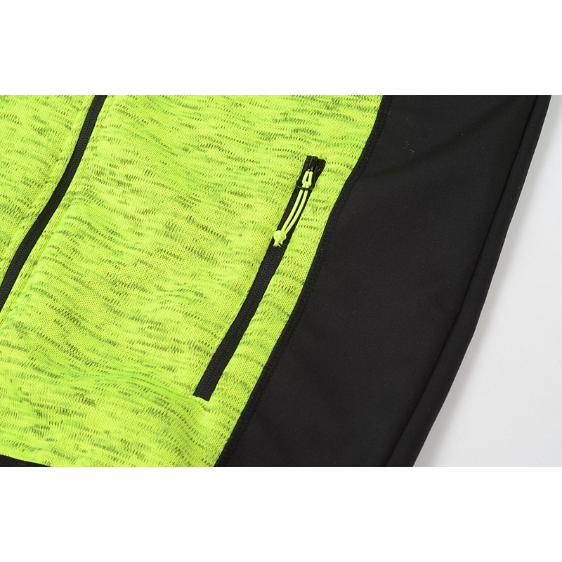 Gul fleecejacka Florence med hållbar och mjuk garntextur