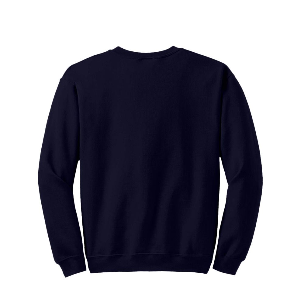 Hållbar blå tröja i bomull och polyester.