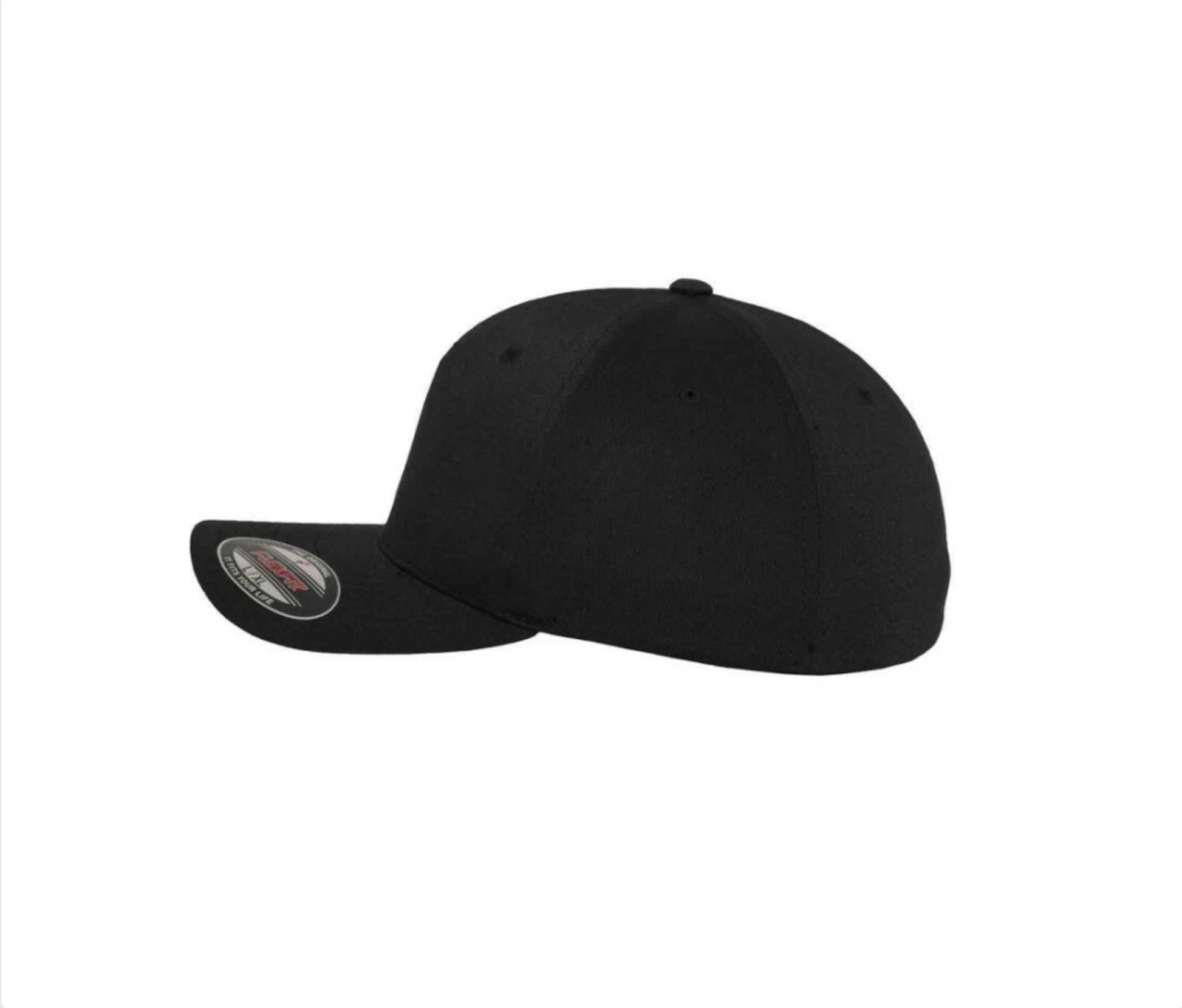 Keps Flexfit Svart cap, perfect for embroidery and printing