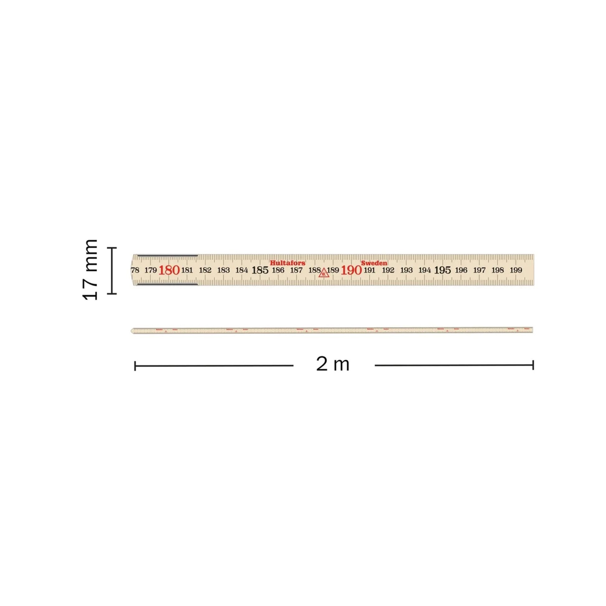 Meterstock 559 Contact-meter 2 m