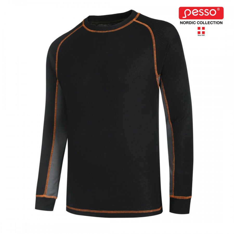 Närbild på termounderställ i 100% polyester från Pesso Nordics