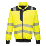 Portwest - PW370 - Sweatshirt zip - varsel klass 2/3