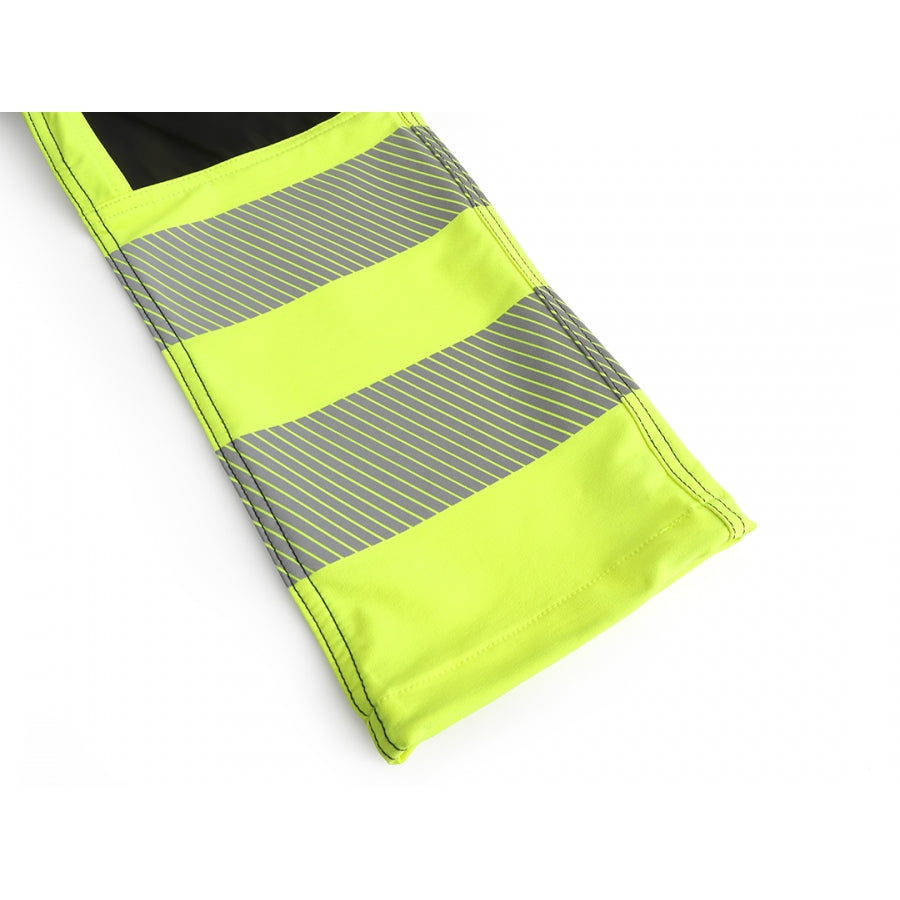 Slitstarka Cordura®-detaljer på Pesso Arbetsbyxa Jupiter svart/varsel