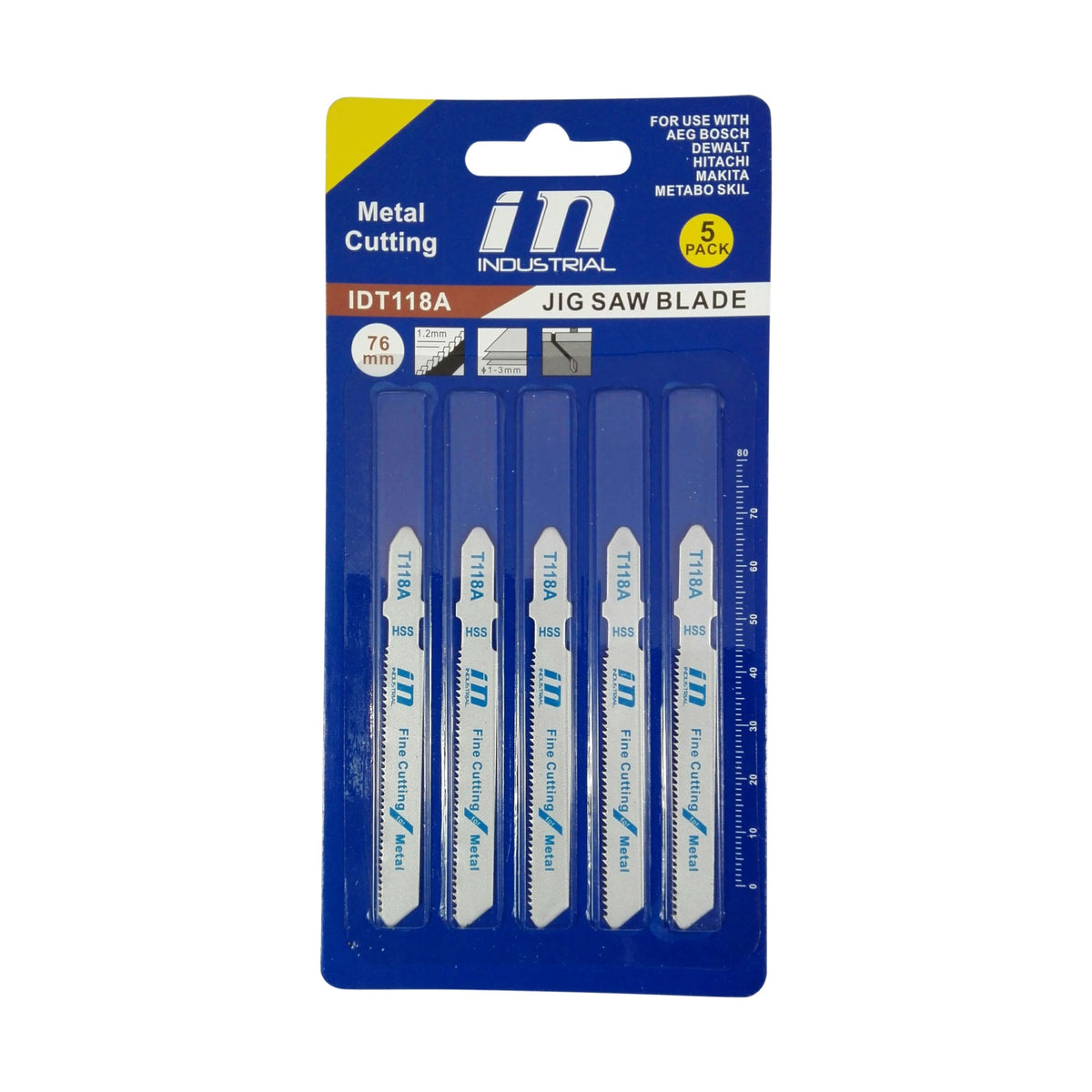 Sticksågsblad Metall 5-pack