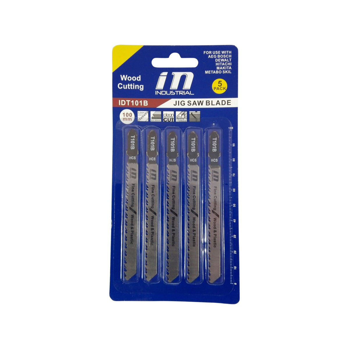 Sticksågsblad trä fin 5-pack