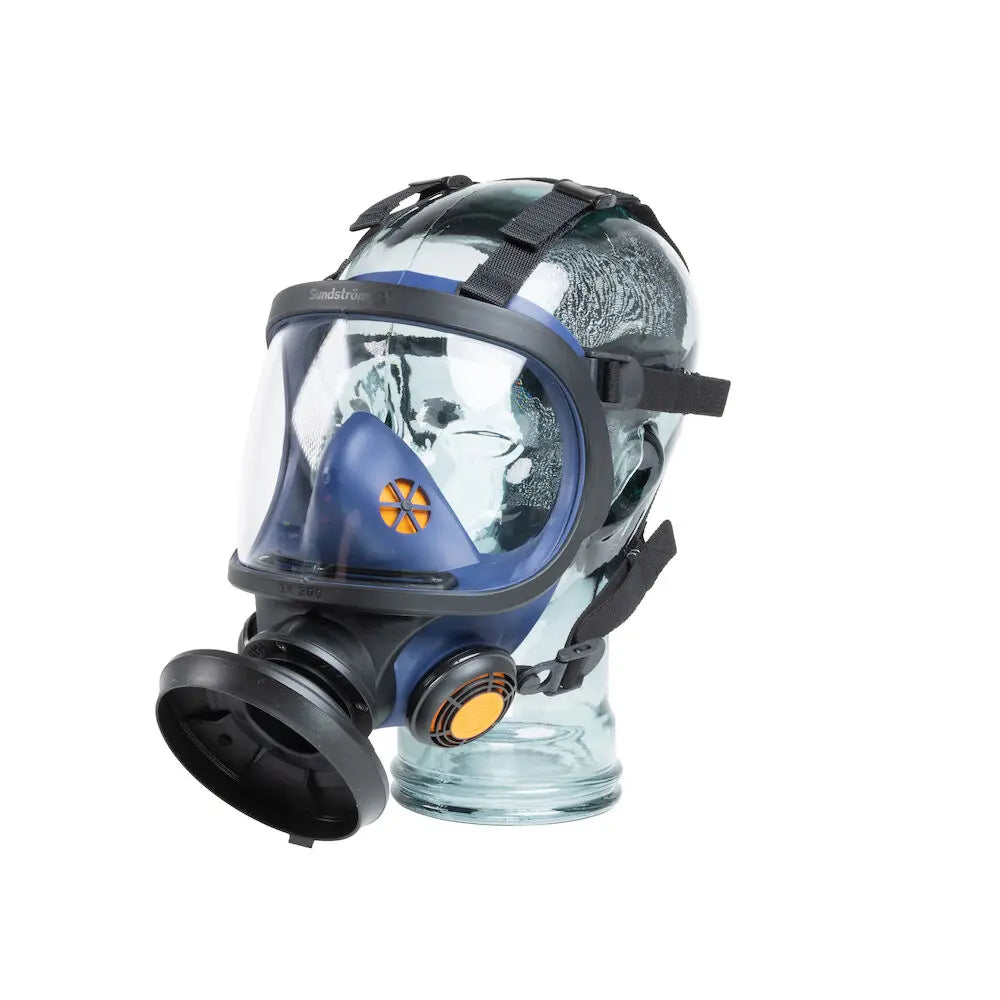 Sundströms Helmask SR200 PC fullfacemask med justerbar huvudrem