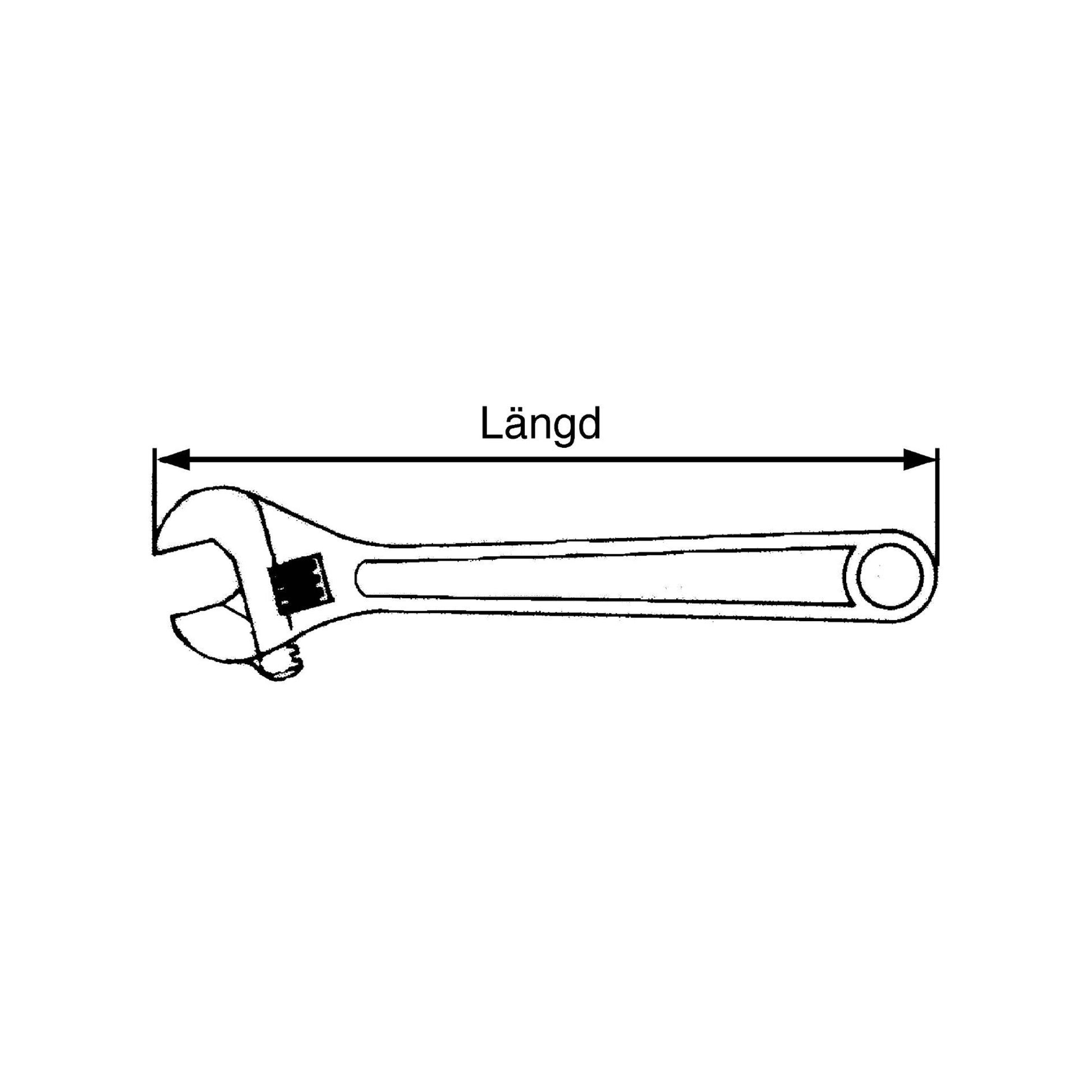 Teng Tools - Skiftnyckel 4001-4008