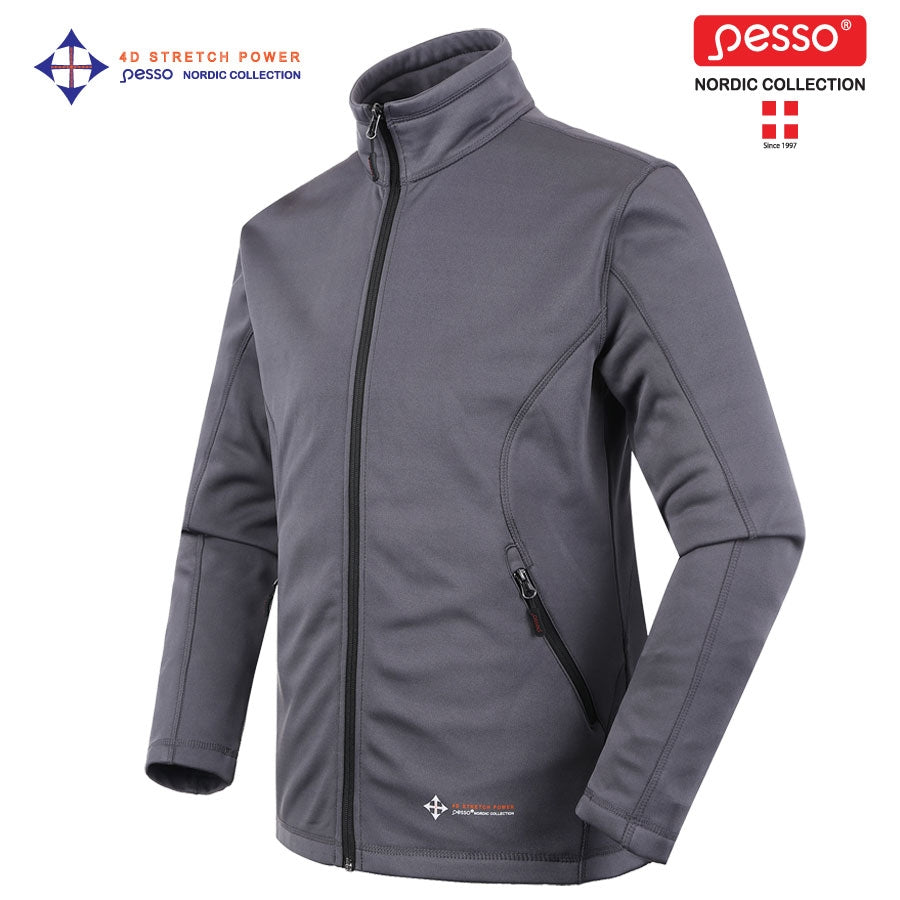 Sweatshirt - Zip - Grå