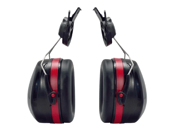 Hörselkåpor för montagehjälm med hög ljudisolering
