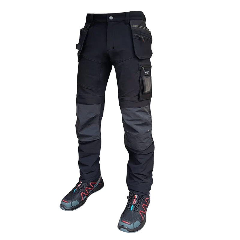 Hantverksbyxa Taurus Stretch Svart med Cordura®-detaljer