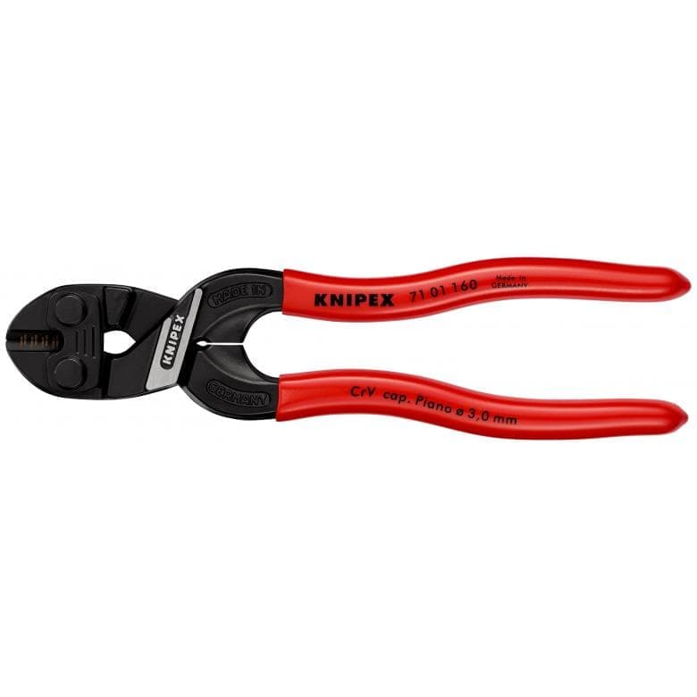 Knipex Cobolt 160mm with 64 HRC hardness for precise wire cuts