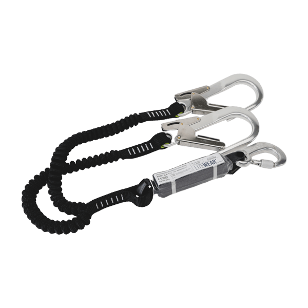 Litewear falldämparlina 1,75m med dubbel aluminiumkrok.