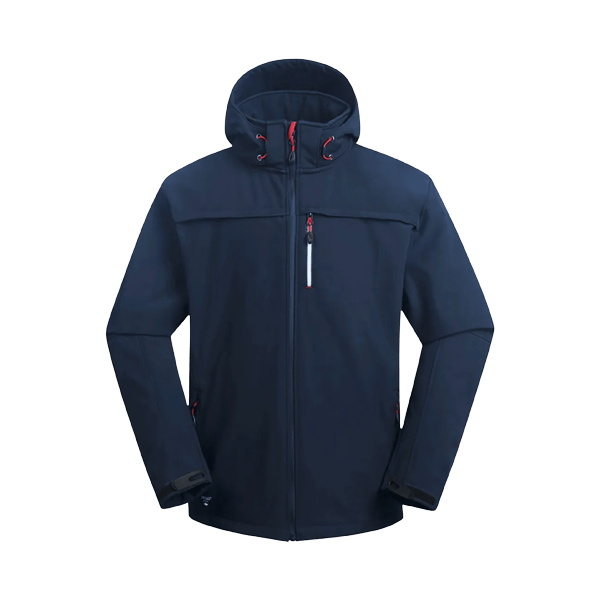 Pesso Nordic Atlanta Softshelljacka - Vattentät blå jacka för arbete