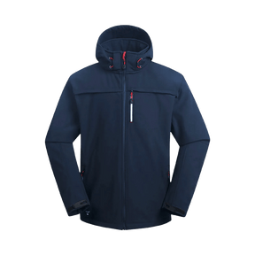 Pesso Nordic Atlanta Softshelljacka - Vattentät blå jacka för arbete