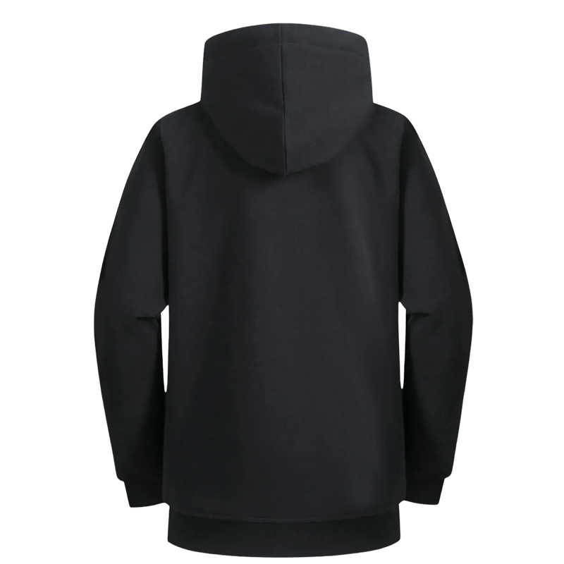 Pesso Nordics Hoodie med Stickad Diamant Enkel Fleece