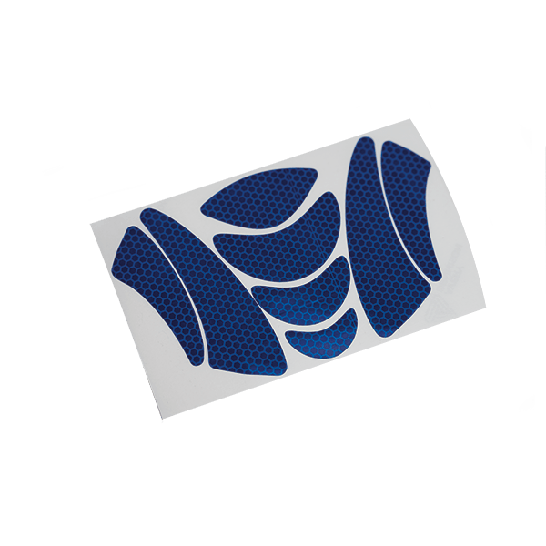 Reflexkit till montagehjälm i fem färger för ökad synlighet på jobbet