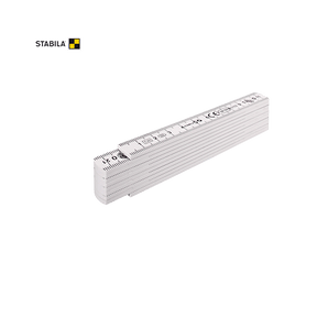 STABILA Tumstock 2m – Glasfiberförstärkt Plast och Låsbar Vinkel