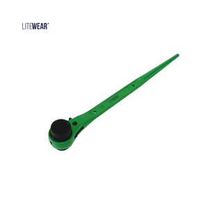 Spärrskaftnyckel 19/23 mm grön reversibel nyckel