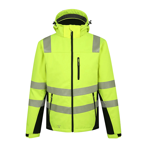 Vinterjacka Calgary Softshell - Reflekterande detaljer för synlighet